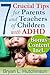 7 Crucial Tips For Parents and Teachers of Children with ADHD