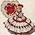 QUEEN OF HEARTS DOLL - A Vintage 1951 Crochet Pattern - Kindle Ebook Download (digital book, dolly, doll clothes, valentine, nursery rhyme)