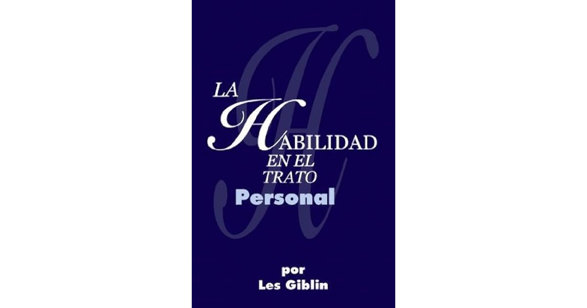 La Habilidad En El Trato Personal