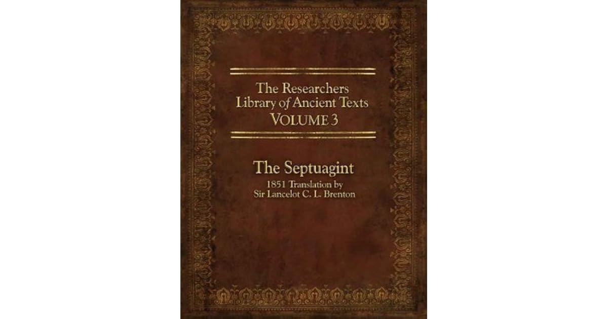 The Septuagint By Anonymous