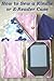 How to Sew a Case for your Kindle, Ereader or Ipad Mini by May Tree Designs