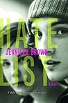 Hate List by Jennifer  Brown