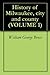 History of Milwaukee, city and county (VOLUME 1)