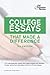 College Essays that Made a Difference