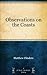 Observations on the Coasts by Matthew Flinders
