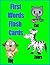 First Words Flash Card Book by Jess Tiffany