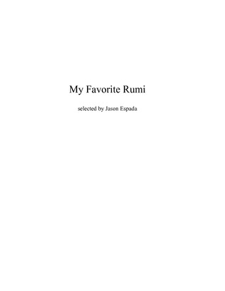 My Favourite Rumi