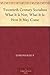 Twentieth Century Socialism What It Is Not; What It Is: How It May Come