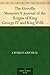 The Greville Memoirs A Journal of the Reigns of King George IV and King William IV, Vol. I