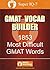 GMAT - 1853 Most Difficult GMAT Words from Vocab Builder Mind Machine