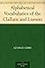 Alphabetical Vocabularies of the Clallum and Lummi