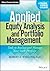 Applied Equity Analysis and Portfolio Management + Online Video Course: Tools to Analyze and Manage Your Stock Portfolio (Wiley Finance)