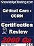 Critical Care CCRN Certification Review (Certification in Critical Care Nursing Book 1)