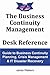 The Business Continuity Management Desk Reference