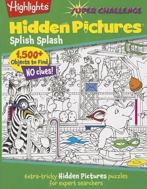 Splish Splash Super Challenge Puzzles (Highlights™ Super Challenge Hidden Pictures®)