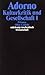 Kulturkritik und Gesellschaft. Prismen. Ohne Leitbild. Eingri... by Theodor W. Adorno