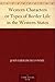 Western Characters or Types of Border Life in the Western States