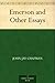Emerson and Other Essays