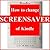 "Kindle: SCREENSAVER SS 001" How to change Picture Image of Kindle Screensavers. (SS 001) - TKP 0075 -