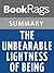 Summary & Study Guide The Unbearable Lightness of Being by Milan Kundera