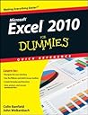 Excel 2010 For Dummies Quick Reference Excel 2010 For Dummies Quick Reference