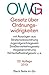 Gesetz über Ordnungswidrigkeiten (OWiG). Sonderausgabe.