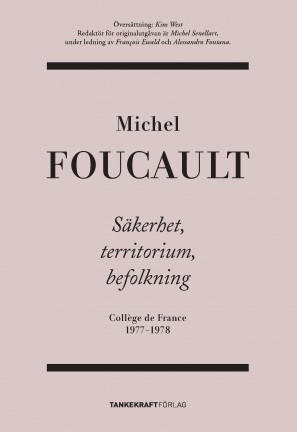 Säkerhet, territorium, befolkning: Collège de France – 1977-1978