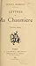 Lettres de Ma Chaumière