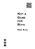 Not a Game for Boys by Simon Block