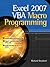 Excel 2007 VBA Macro Programming