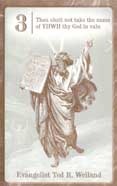 Thou Shalt Not Take the Name of YHWH Thy God in Vain (The Ten Commandments, #3)