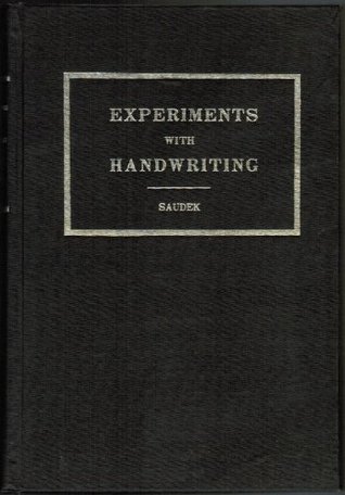 Experiments With Handwriting/Illustrated Supplement to "Experiments With Handwriting" (Hardcover)
