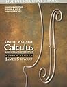 Student Solutions Manual for Stewart's Single Variable Calculus: Early Transcendentals