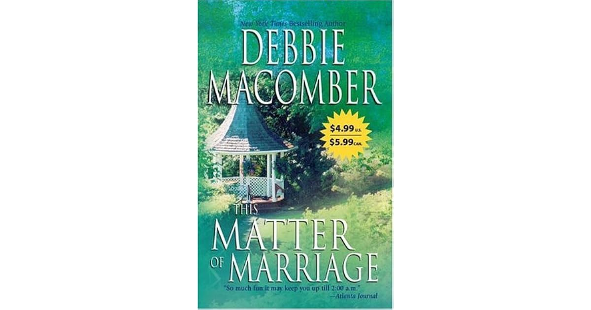 This Matter of Marriage by Debbie