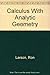 Calculus With Analytic Geometry