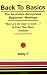 Back To Basics - The Alcoho...