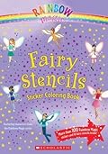 Fairy Stencils Sticker Coloring Book