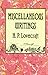Miscellaneous Writings by H.P. Lovecraft
