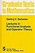 Lectures in Functional Analysis and Operator Theory (Graduate Texts in Mathematics)