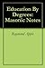 Education By Degrees by Raymond Apple