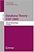 Database Theory - ICDT 2005: 10th International Conference, Edinburgh, UK, January 5-7, 2005, Proceedings (Lecture Notes in Computer Science (3363))