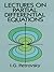 Lectures on Partial Differential Equations (Dover Books on Mathematics)