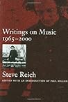 Book cover for Writings on Music, 1965-2000