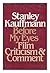 Before My Eyes by Stanley Kauffmann