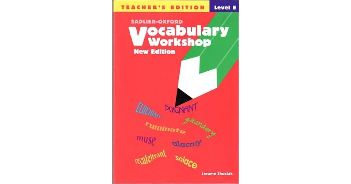 Vocabulary workshop level a answer key pdf image