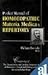 Pocket Manual of Homeopathic Materia Medica and Repertory and a Chapter on Rare and Uncommon Remedies