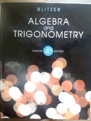 Algebra And Trigonometry Robert Blitzer
