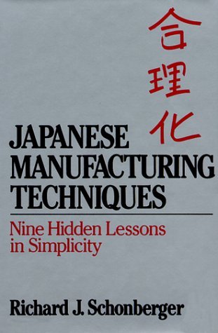 Japanese Manufacturing Techniques: Nine Hidden Lessons in Simplicity (Hardcover)