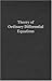 Theory of Ordinary Differential Equations