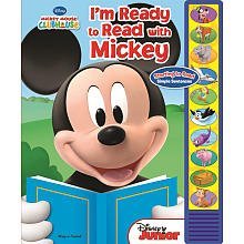 Disney Mickey Mouse Clubhouse - I'm Ready to Read With Mickey Sound Book - Play-a-Sound - PI Kids (Hardcover)